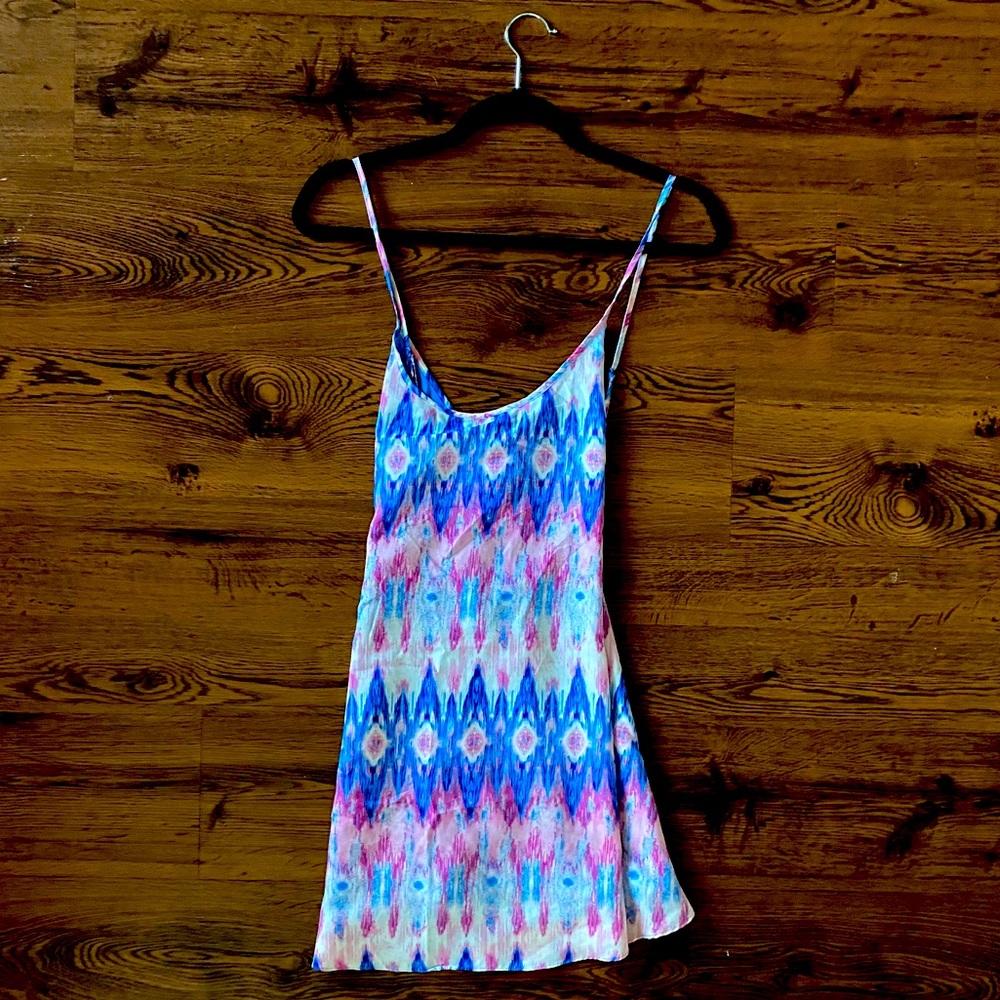 Spaghetti strap mini dress